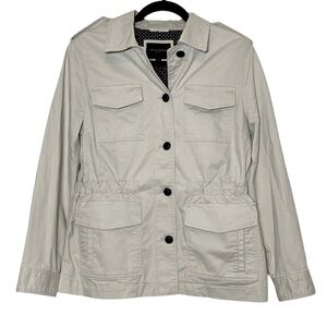 Banana Republic Utility Jacket Size Small Beige Button Up NWT